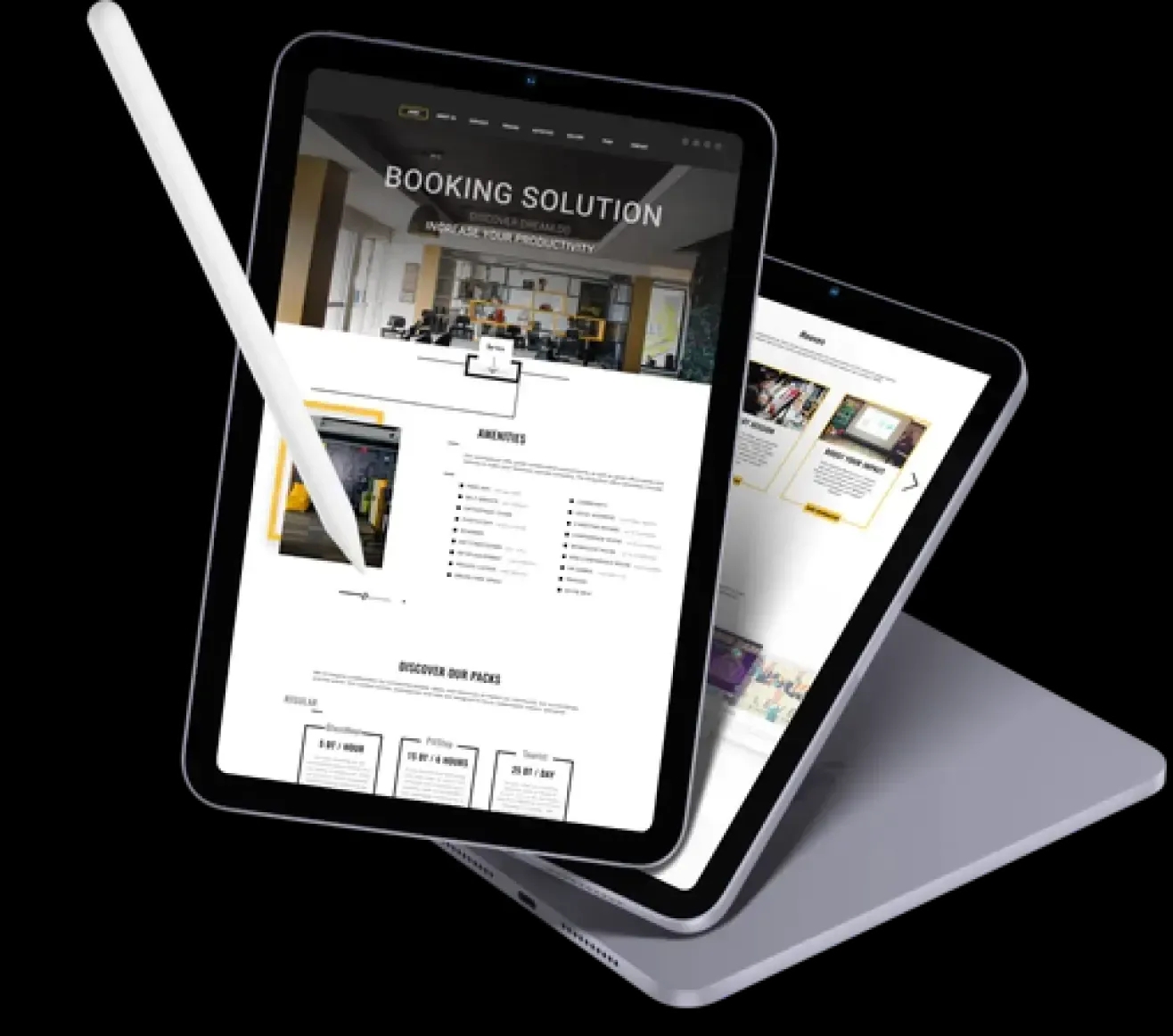 Mobile space booking app
