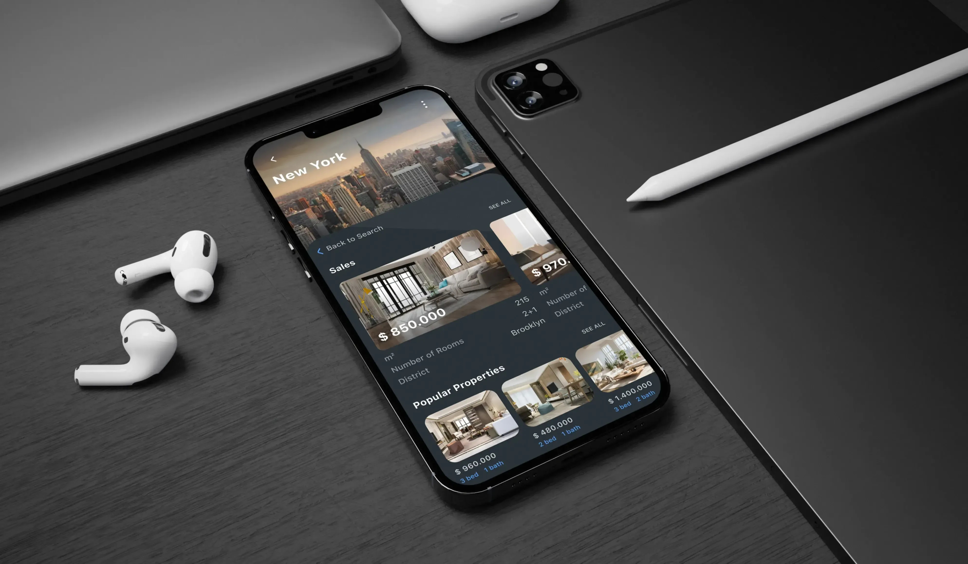Real-estate mobile app Real-estate mobile app